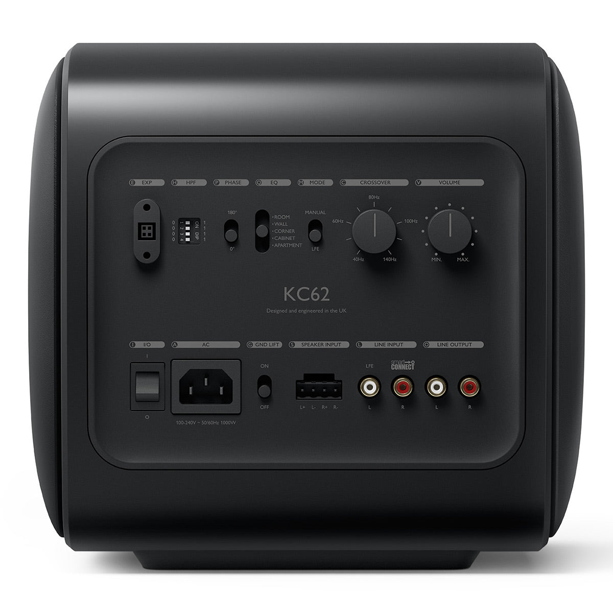 KEF K62 Twin 6.5" Subwoofer (Carbon Black)