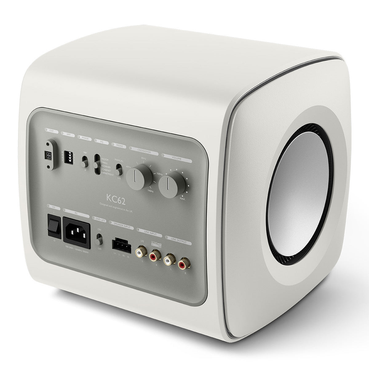 KEF K62 Dual 6.5" Subwoofer (Mineral White)