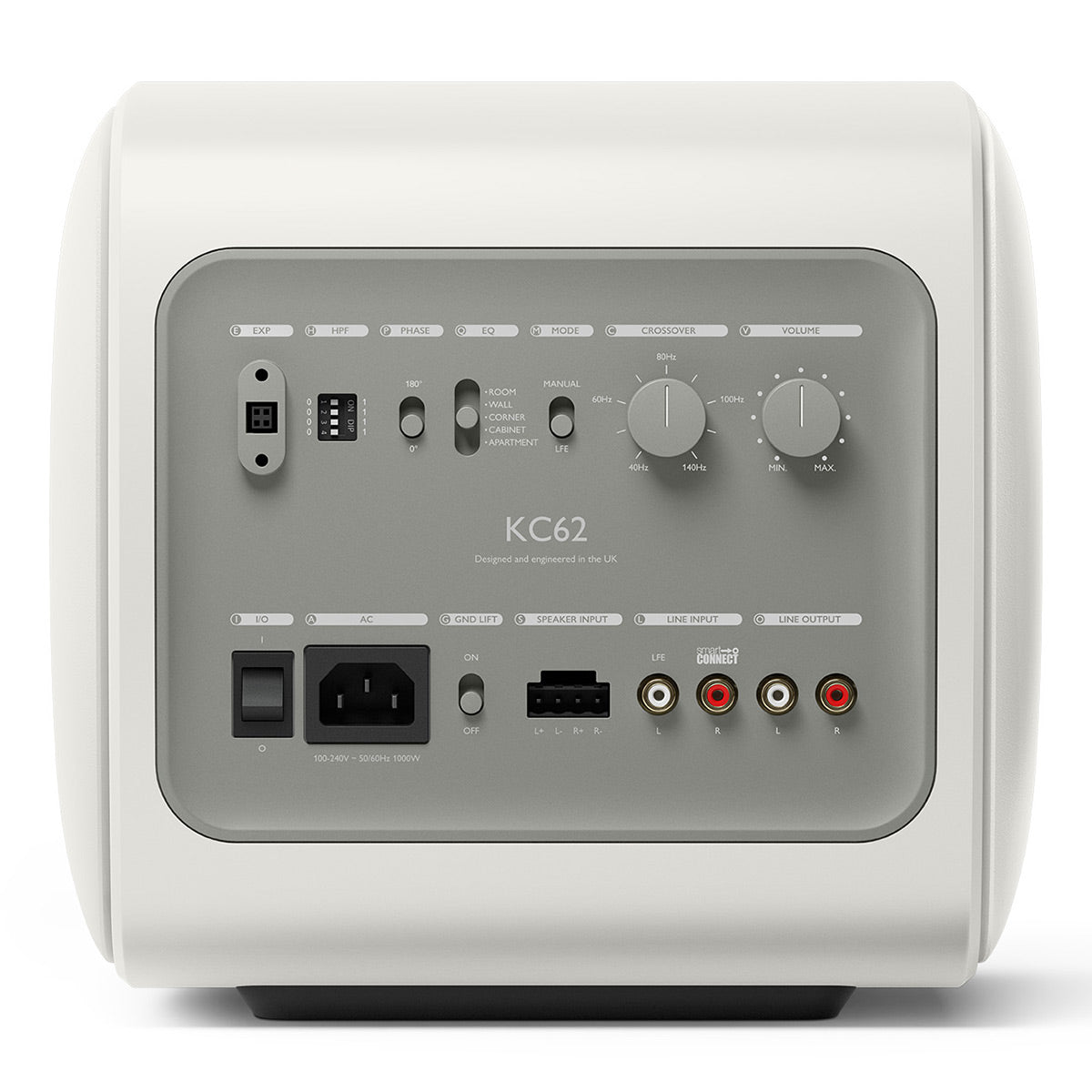 KEF K62 Dual 6.5" Subwoofer (Mineral White)