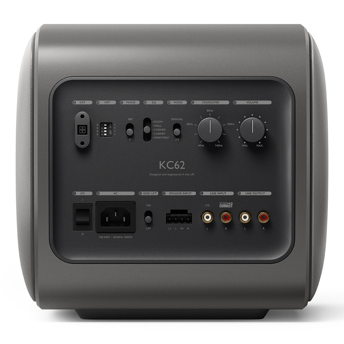 KEF K62 Dual 6.5" Subwoofer (Titanium)