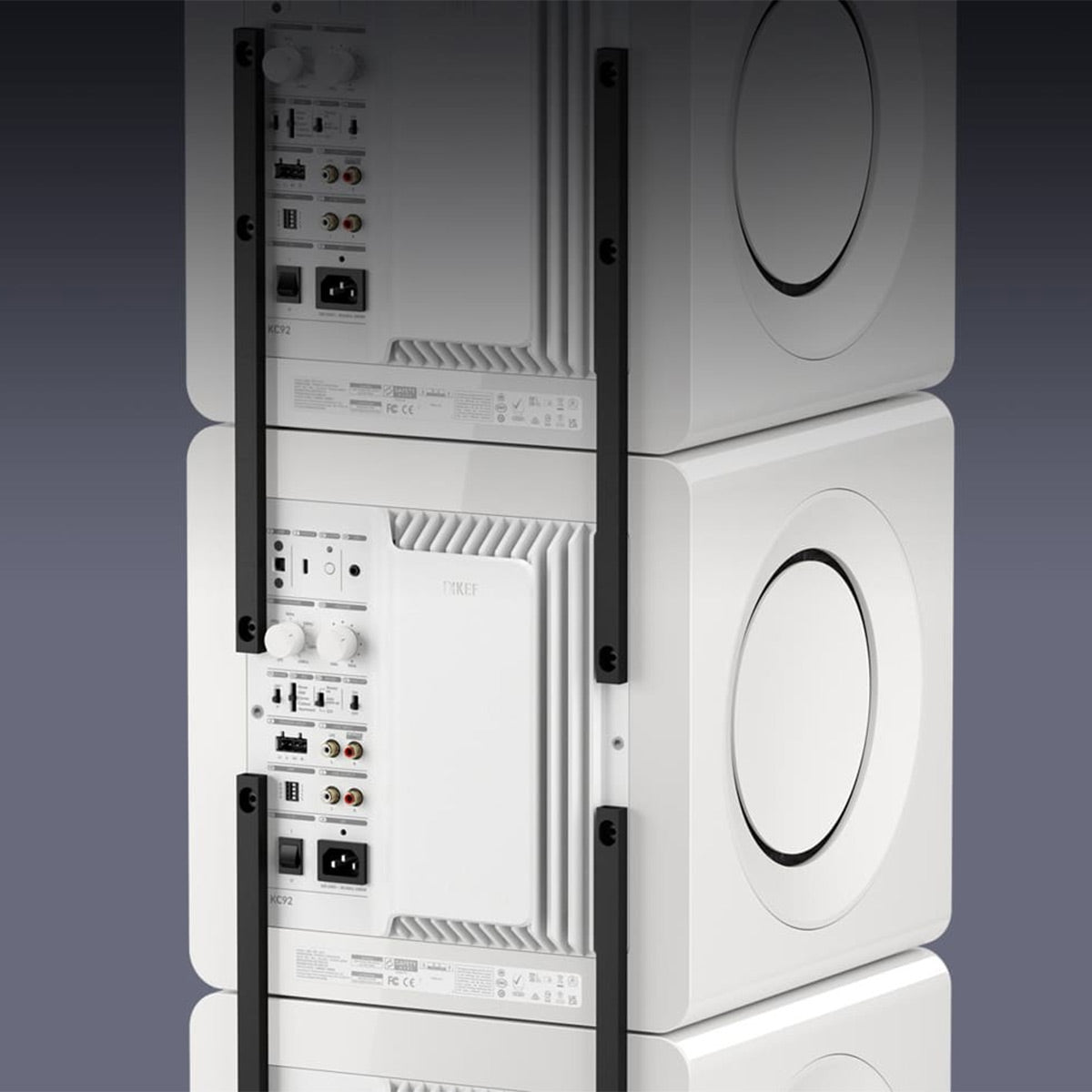 KEF KSK92 Stacking Kit for KC92 Subwoofers (Black)