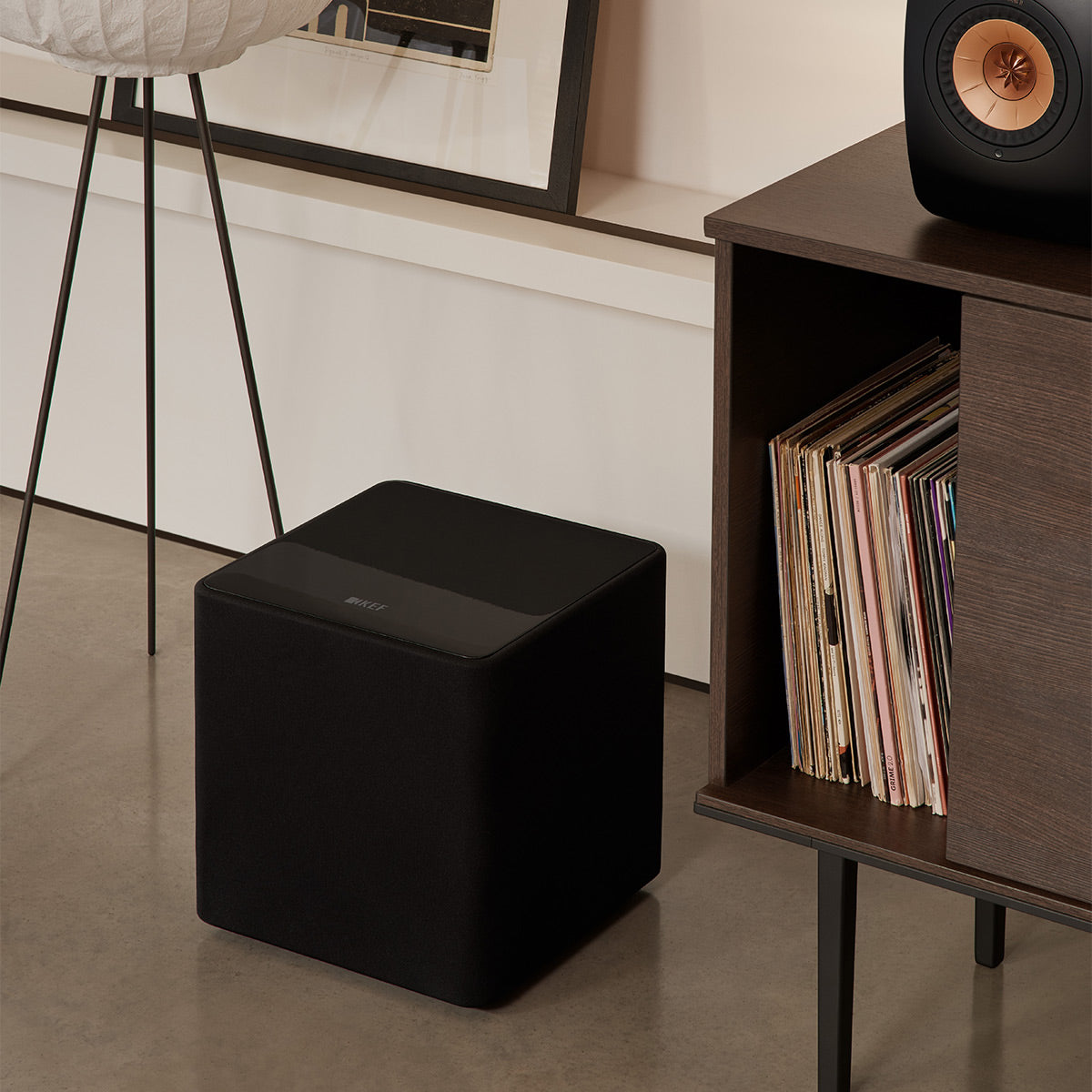 KEF Kube 10 MIE 10" Subwoofer (Gloss Black)