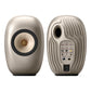 KEF LS LUXE Powered Wirelesss Hi-Fi Bookshelf Speakers - Pair (Dusk Titanium)