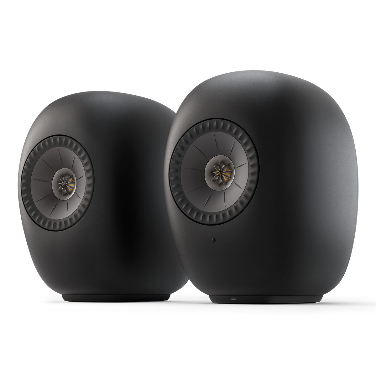 KEF LS LUXE Powered Wirelesss Hi-Fi Bookshelf Speakers - Pair (Eclipse Black)
