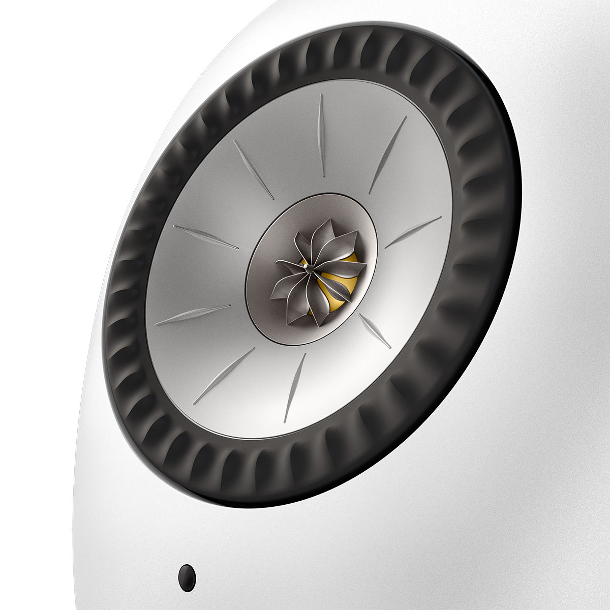 KEF LS LUXE Powered Wirelesss Hi-Fi Bookshelf Speakers - Pair (Mineral White)