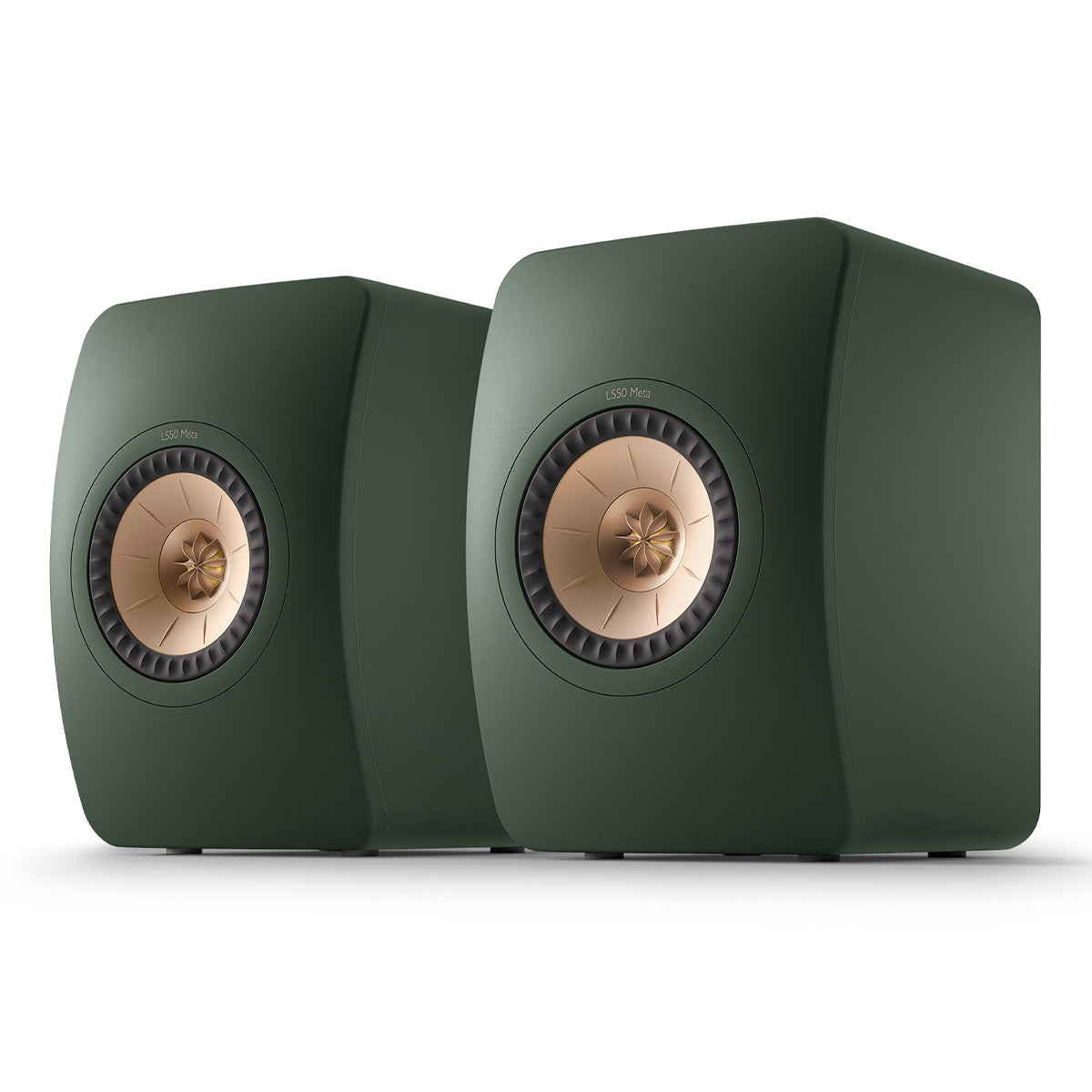 KEF LS50 Meta Monitor Bookshelf Speakers - Pair (Moss Green)