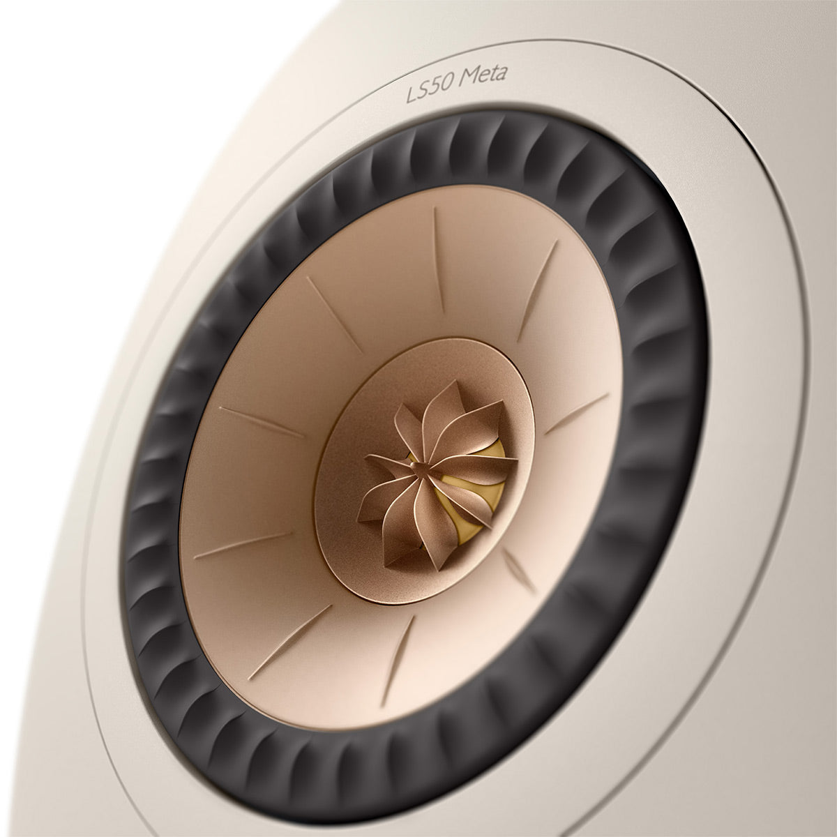 KEF LS50 Meta Monitor Bookshelf Speakers - Pair (Sand Shell)