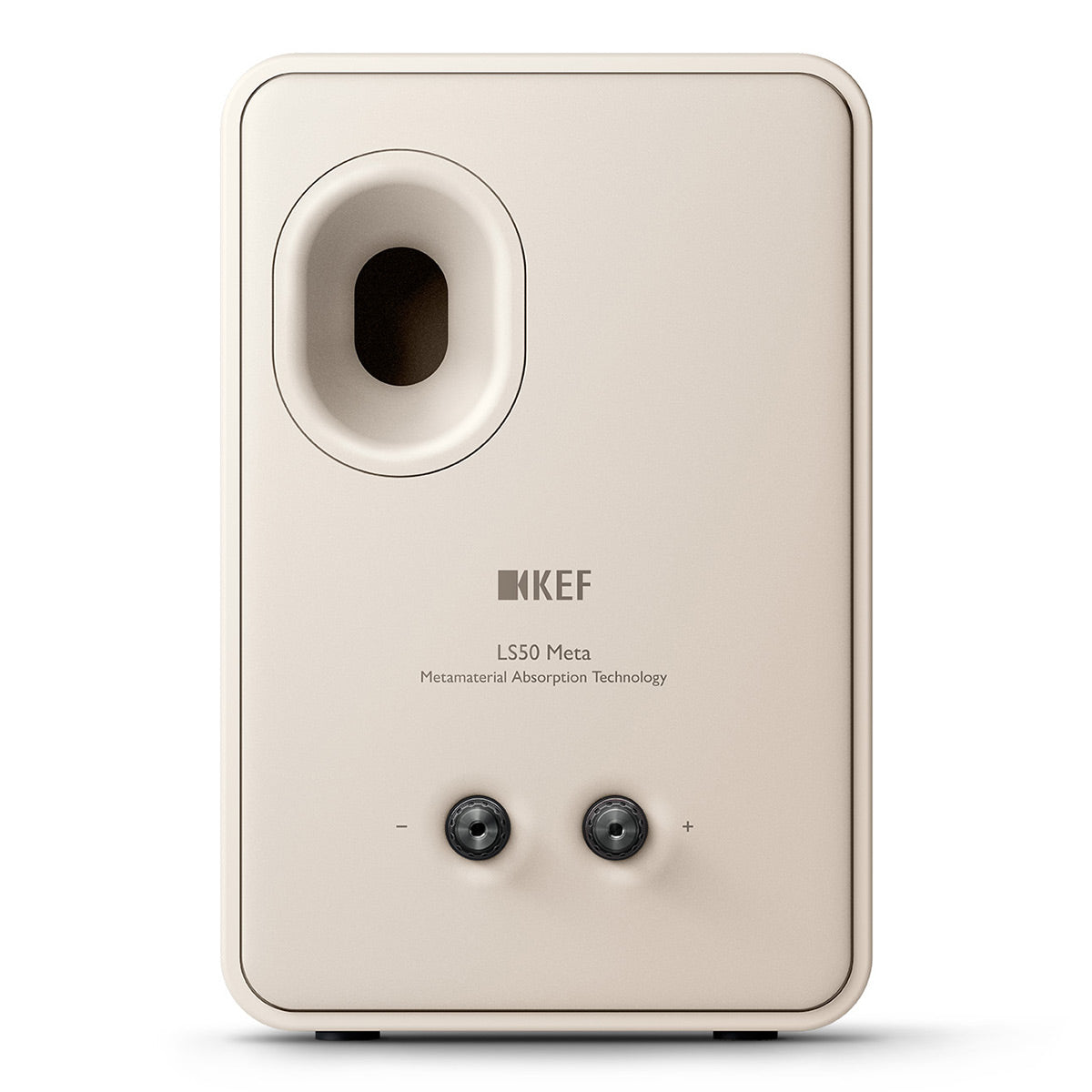 KEF LS50 Meta Monitor Bookshelf Speakers - Pair (Sand Shell)