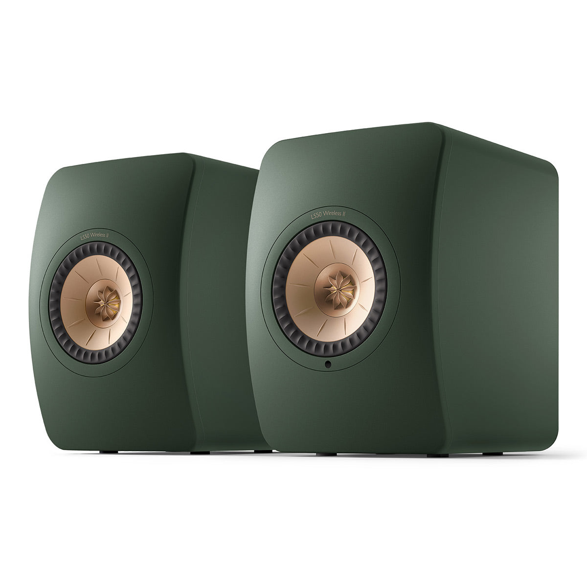 KEF LS50 Wireless II Music System - Pair (Moss Green)