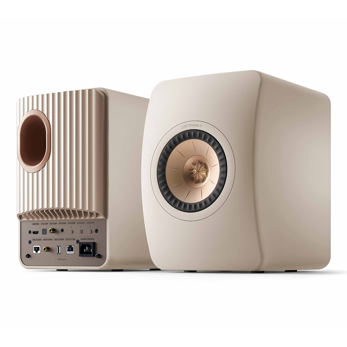 KEF LS50 Wireless II Music System - Pair (Sandshell)