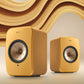 KEF LSX II Bookshelf Speakers - Pair (Amber Haze)
