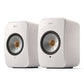 KEF LSX II Bookshelf Speakers - Pair (Cotton White)