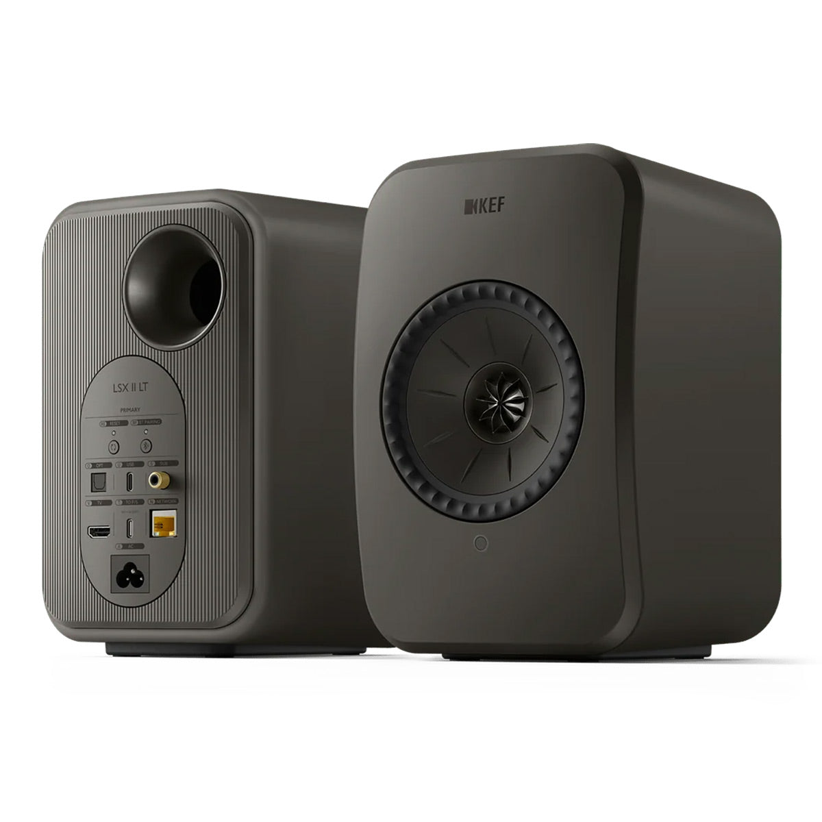 KEF LSX II LT Wireless HiFi Speakers - Pair (Graphite Grey)