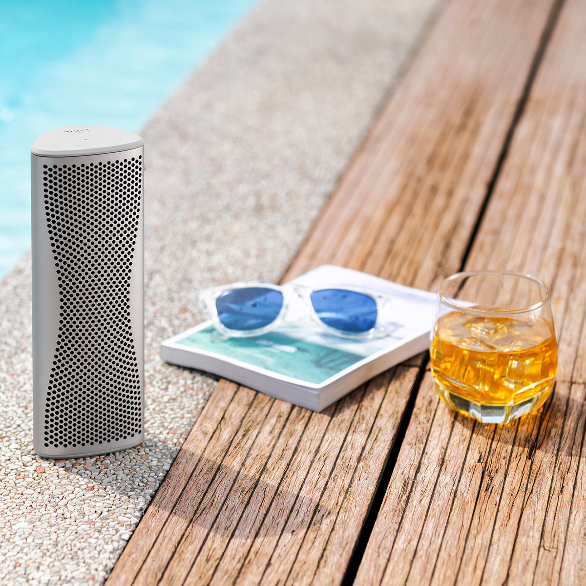 KEF Muo Portable Bluetooth Speaker (Silver Dusk)