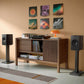 KEF Q1 Meta Bookshelf with Grille - Pair (Black)