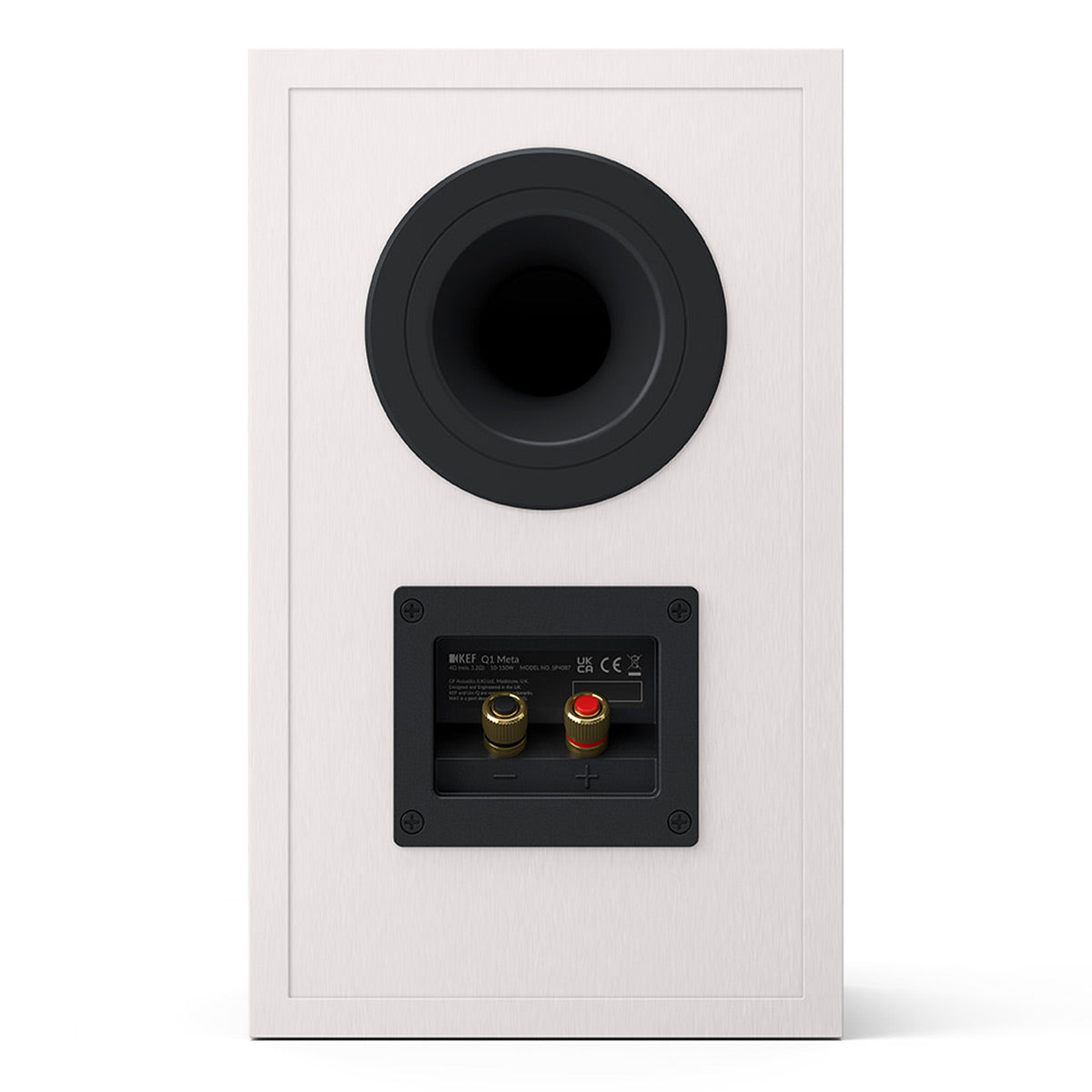KEF Q1 Meta Bookshelf with Grille - Pair (White)