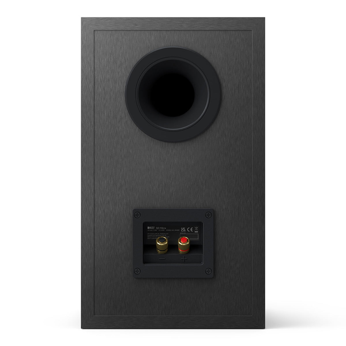 KEF Q3 Meta 2-Way Bookshelf Speakers - Pair (Black)