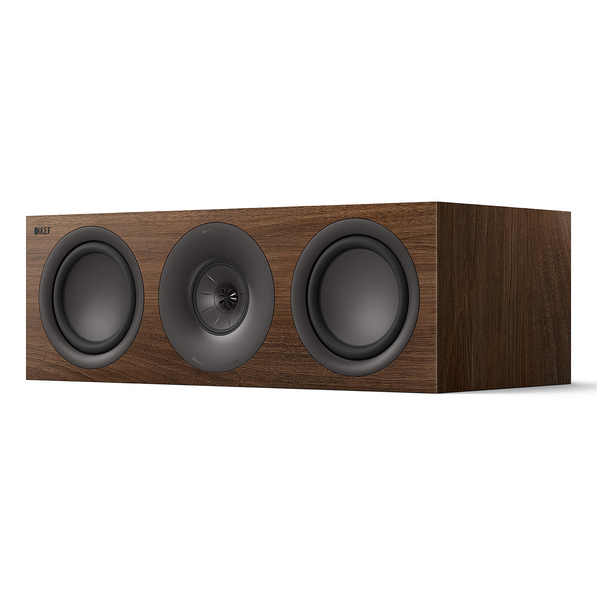 KEF Q6 Meta 3-Way LCR Center Channel Speaker (Walnut)