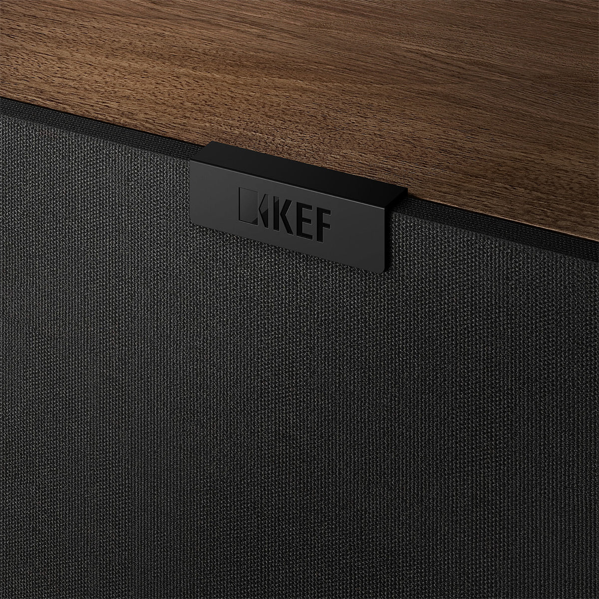 KEF Q6 Meta 3-Way LCR Center Channel Speaker (Walnut)