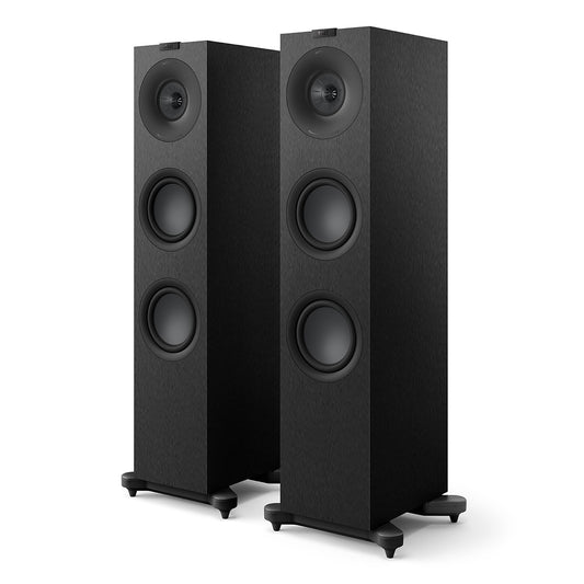 KEF Q7 Meta 3-Way Floorstanding Speaker - Pair (Black)