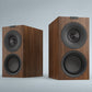 KEF Q Converto Meta 3-Way Bookshelf Speakers with Grille - Pair (Walnut)