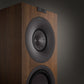 KEF Q Converto Meta 3-Way Bookshelf Speakers with Grille - Pair (Walnut)