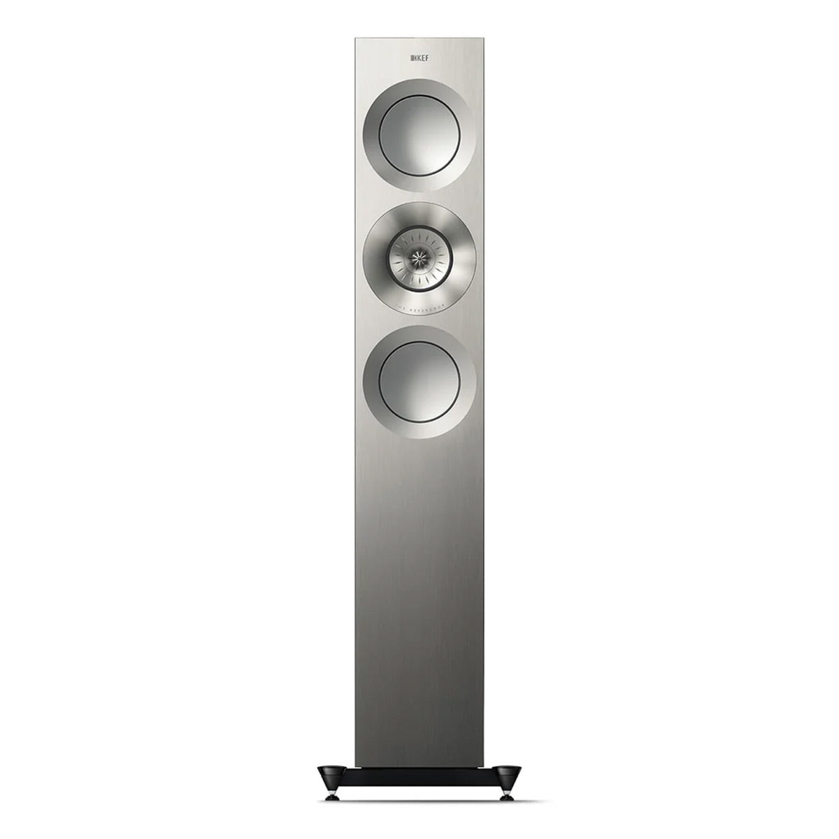KEF Reference 3 Meta Floorstanding Speaker - Pair (Satin Walnut/Silver)