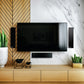 KEF T301C Ultra-Thin Center Channel Speaker - Each (Black)