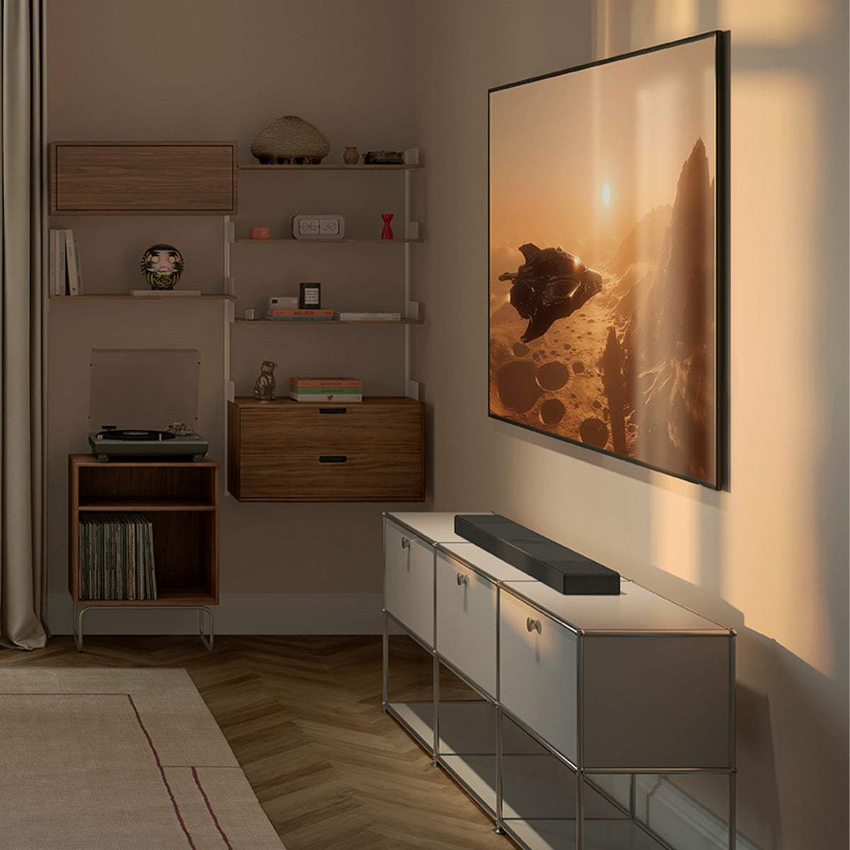 KEF XIO 5.1.2 Channel Soundbar with Dolby Atmos (Slate Black)