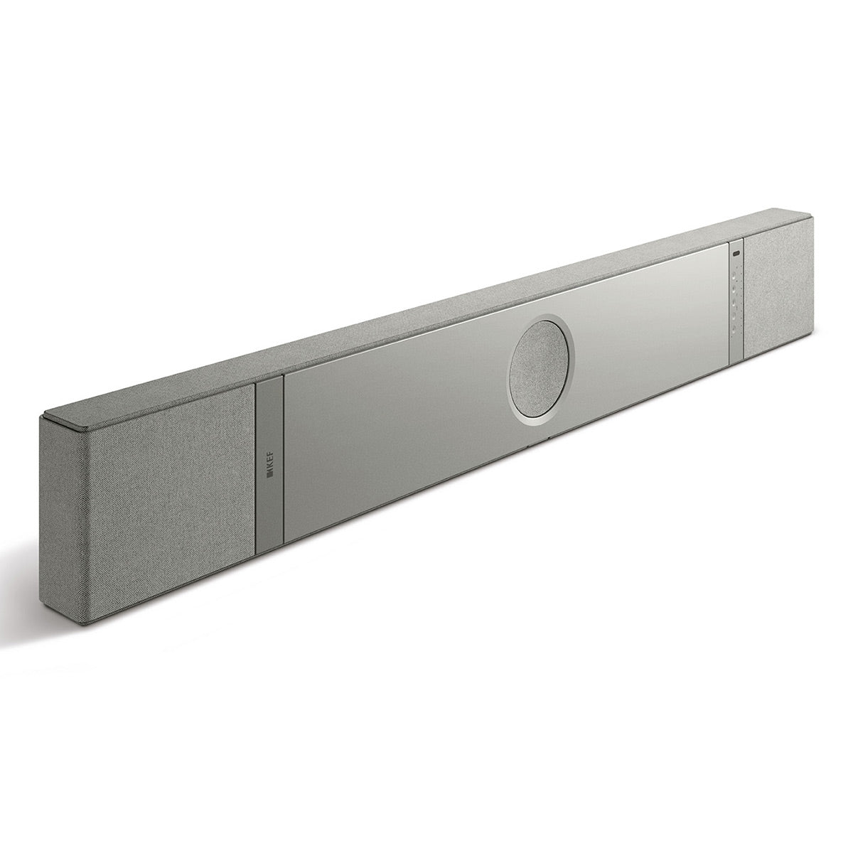 KEF XIO 5.1.2 Channel Soundbar with Dolby Atmos (Silver Grey)