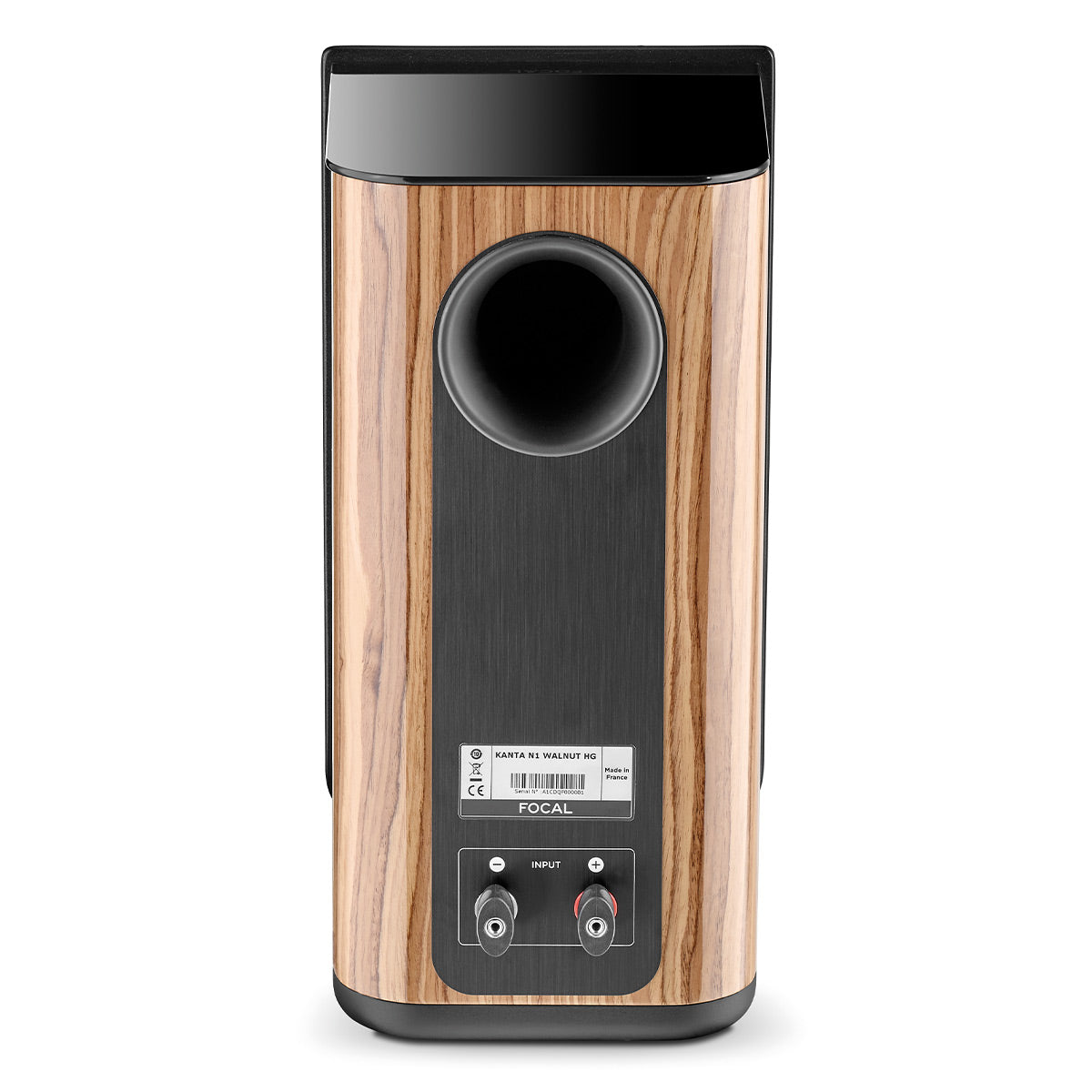 Focal Kanta No.1 2-Way Bookshelf Speaker - Pair (Black Lacquer/Walnut HG)
