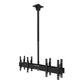 Kanto CM600B4B Back-to-Back Quad Screen TV Ceiling Mount for Four 40&rdquo; to 45&rdquo; TVs
