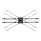 Kanto CM600B4B Back-to-Back Quad Screen TV Ceiling Mount for Four 40&rdquo; to 45&rdquo; TVs