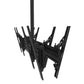 Kanto CM600B4B Back-to-Back Quad Screen TV Ceiling Mount for Four 40&rdquo; to 45&rdquo; TVs