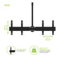 Kanto CM600B4B Back-to-Back Quad Screen TV Ceiling Mount for Four 40&rdquo; to 45&rdquo; TVs