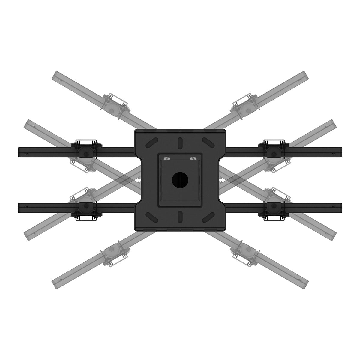 Kanto CM600BTB Back-to-Back Dual Screen TV Ceiling Mount for 40&rdquo; to 80&rdquo; TVs