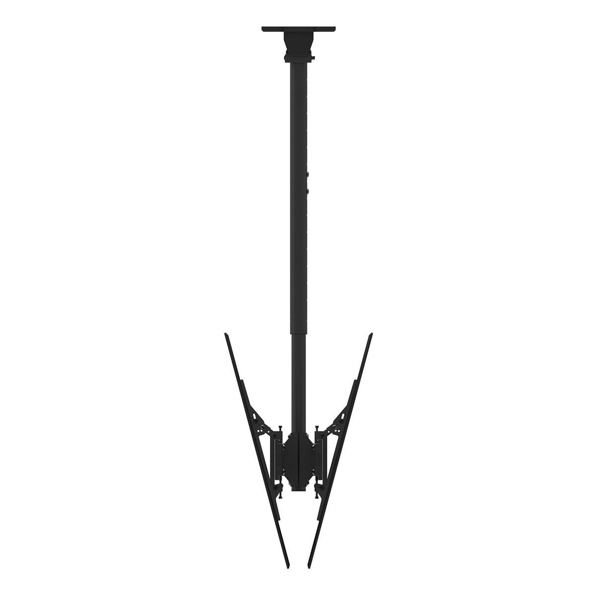 Kanto CM600BTB Back-to-Back Dual Screen TV Ceiling Mount for 40&rdquo; to 80&rdquo; TVs