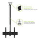 Kanto CM600BTB Back-to-Back Dual Screen TV Ceiling Mount for 40&rdquo; to 80&rdquo; TVs