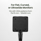 Kanto DM1 Single Monitor Desktop Mount for 17&rdquo; - 40&rdquo; Displays (Black)