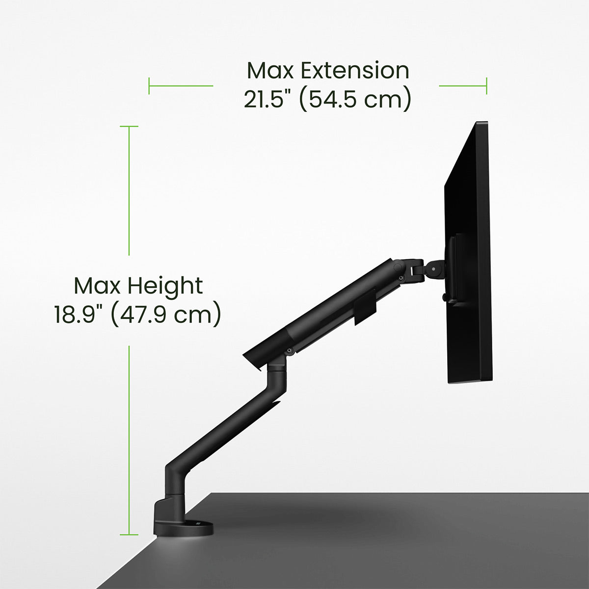 Kanto DM1 Single Monitor Desktop Mount for 17&rdquo; - 40&rdquo; Displays (Black)