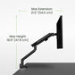 Kanto DM1 Single Monitor Desktop Mount for 17&rdquo; - 40&rdquo; Displays (Black)