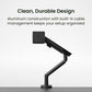 Kanto DM1 Single Monitor Desktop Mount for 17&rdquo; - 40&rdquo; Displays (Black)