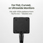 Kanto DM2 Dual Monitor Desktop Mount for 17&rdquo; - 35&rdquo; Displays (Black)