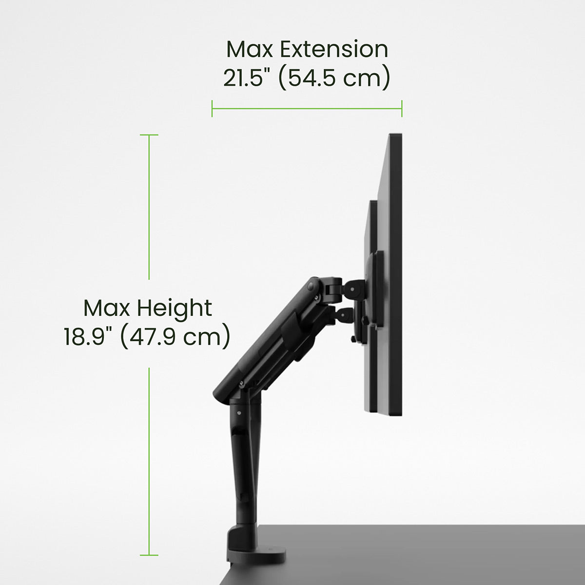 Kanto DM2 Dual Monitor Desktop Mount for 17&rdquo; - 35&rdquo; Displays (Black)
