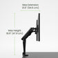 Kanto DM2 Dual Monitor Desktop Mount for 17&rdquo; - 35&rdquo; Displays (Black)