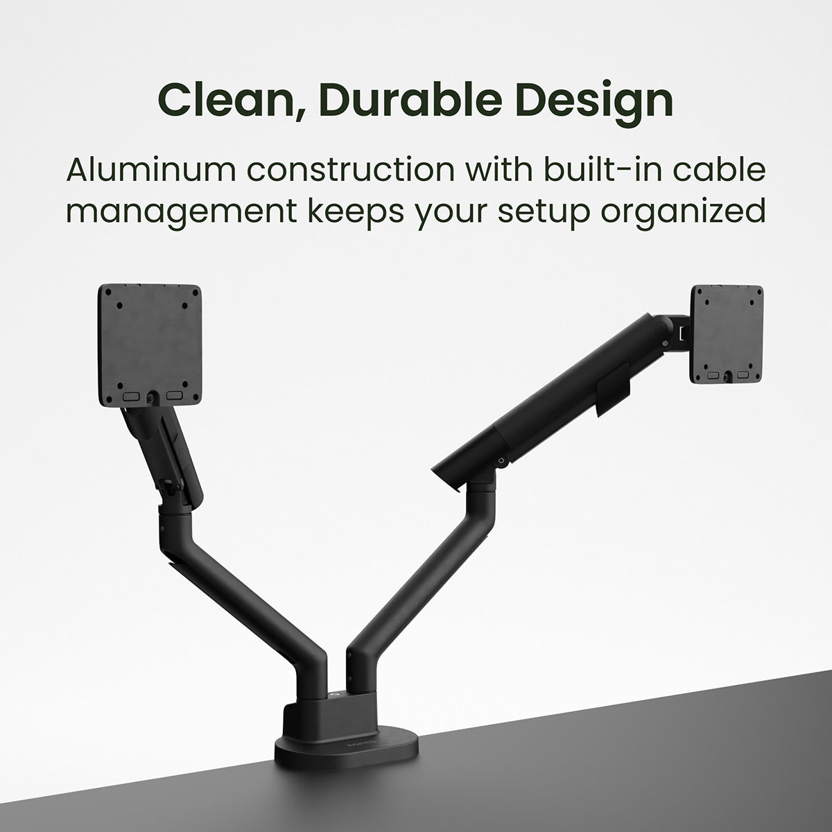 Kanto DM2 Dual Monitor Desktop Mount for 17&rdquo; - 35&rdquo; Displays (Black)