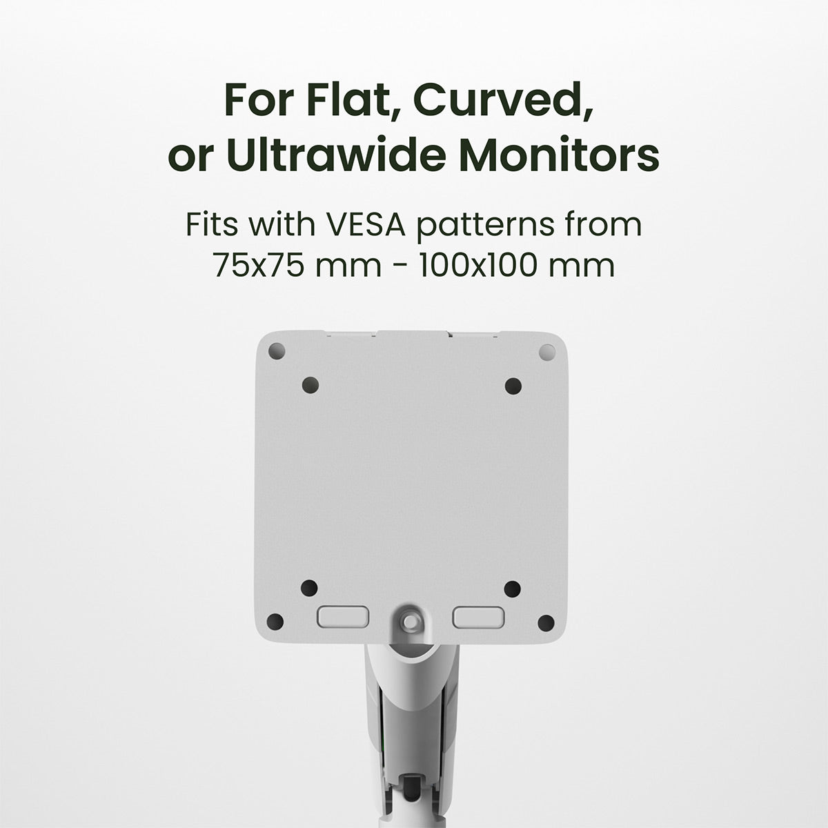 Kanto DM2W Dual Monitor Desktop Mount for 17&rdquo; - 35&rdquo; Displays (White)
