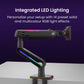 Kanto DMG Heavy-Duty Desktop Gaming Monitor Arm for 32&rdquo; - 60&rdquo; Screens