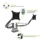 Kanto DMS2000 Dual-Arm Desktop Monitor Mount for 17" - 32" Displays (Silver)