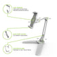 Kanto DS250 Universal Phone and Tablet Stand with Extended Arm (White)